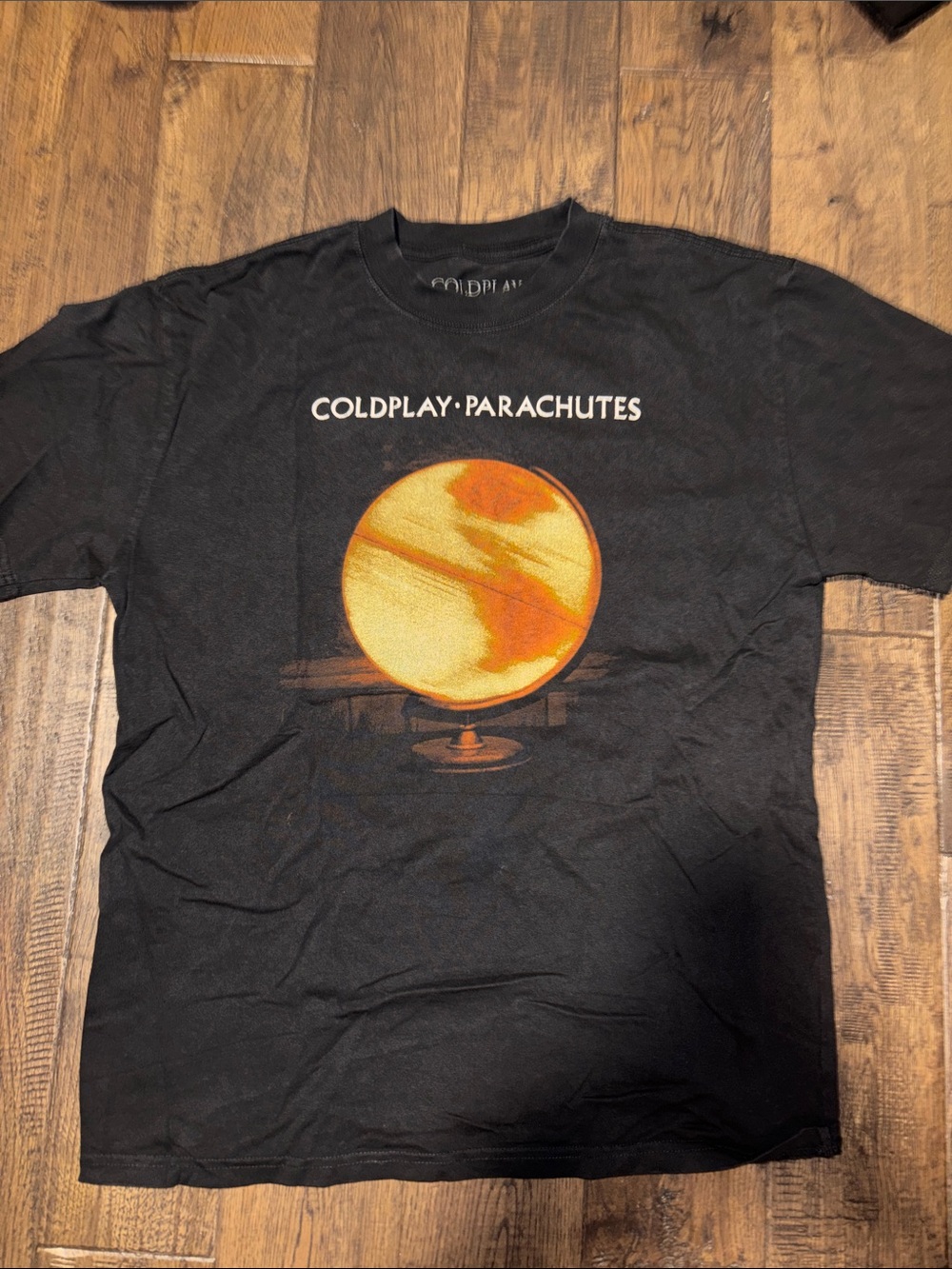 Coldplay Parachutes Graphic Tee in Black